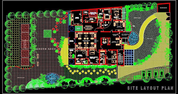 redraw any architectural drawing by using autocad 2d