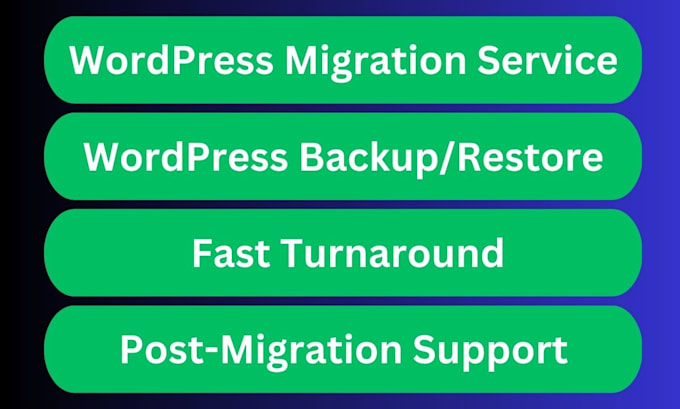 backup, migrate, transfer or move your website website