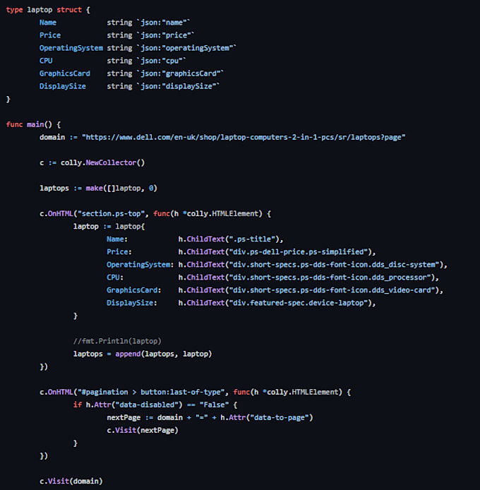 webscrape data online using automation tools