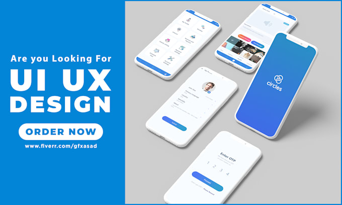 Design website or mobile app ui ux in adobe xd or figma by Gfxasad | Fiverr