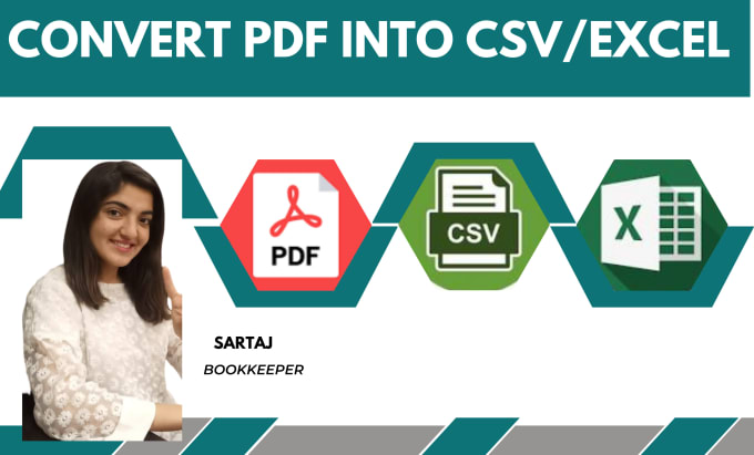 convert PDF into CSV or excel