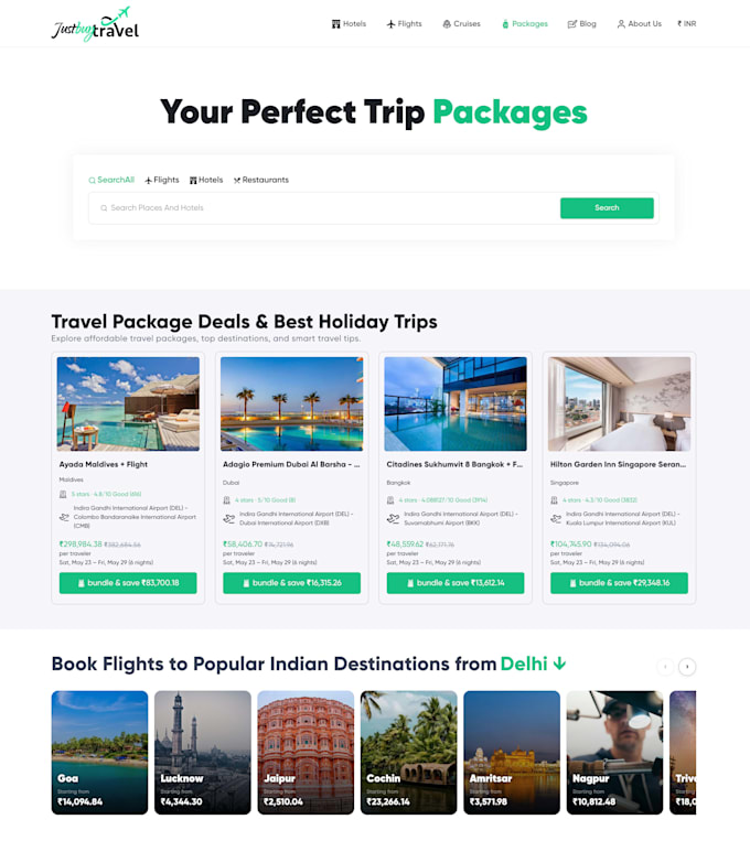 create a booking platform using react and nextjs