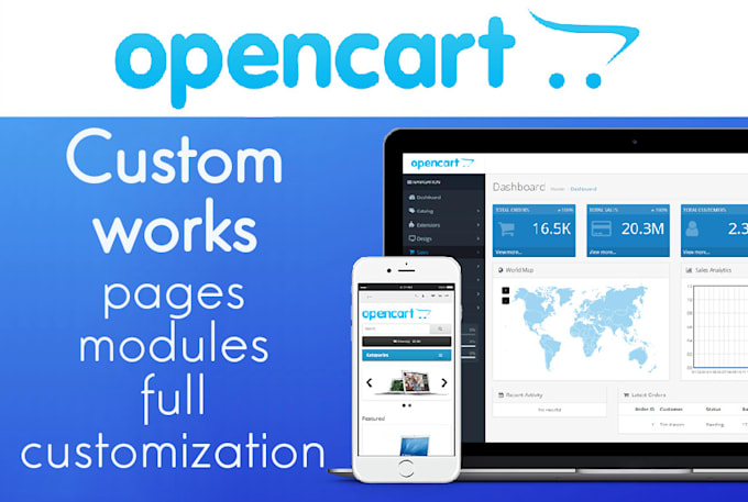 create custom page or module in opencart with full integration