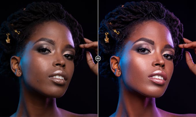 do high end photo retouching