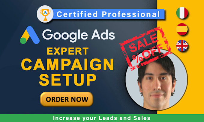 setup profitable PPC google SEM campaigns, certified expert