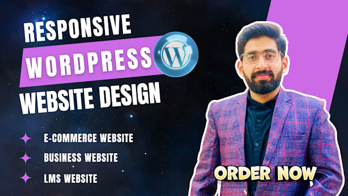 design a resposive wordpress website or ecommerce store