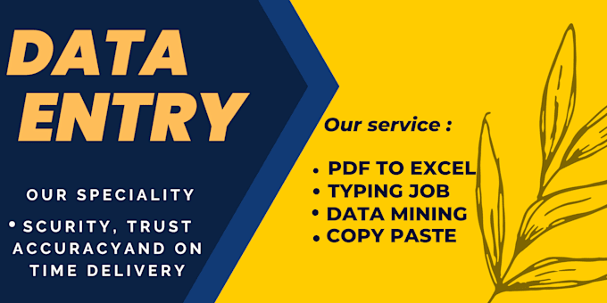 Best data entry and copy paste work by Purkaitdevanshu | Fiverr