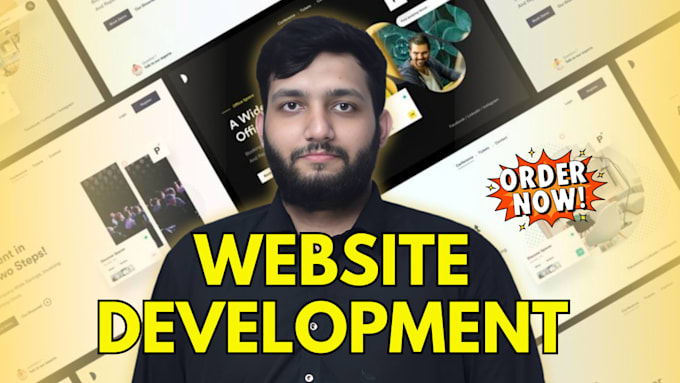 do custom website development as full stack web developer, ai web application