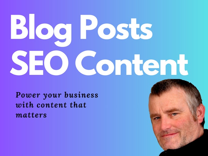 write SEO blogs and articles that speak to your audience