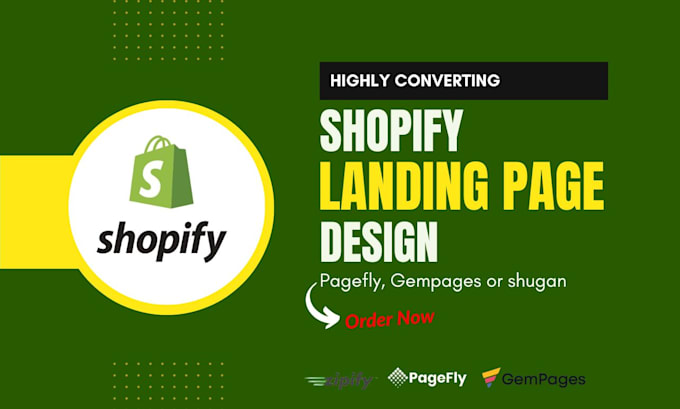 Build shopify one product store,product landing page by pagefly ...