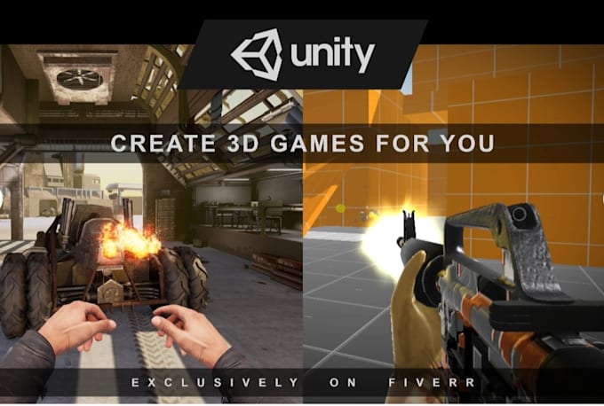 Develop both mobile 3d game development pc 2d game unity multiplayer vr ...