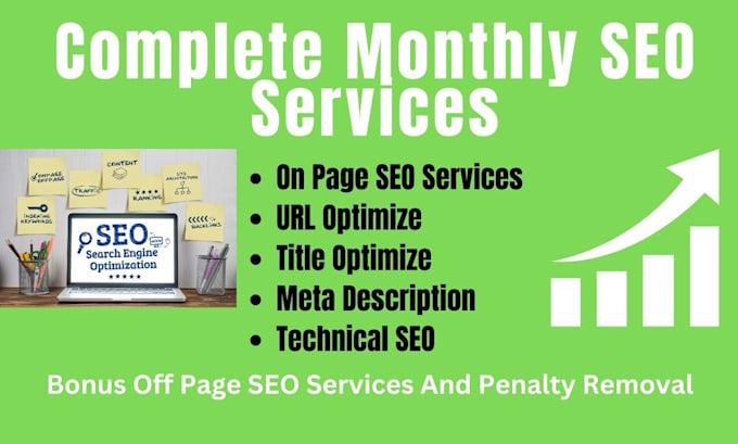 Do complete monthly on page seo service for top ranking by ...