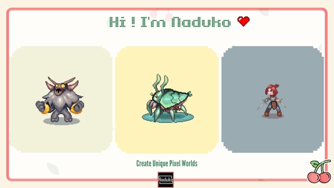 make custom character pixel art for your projects