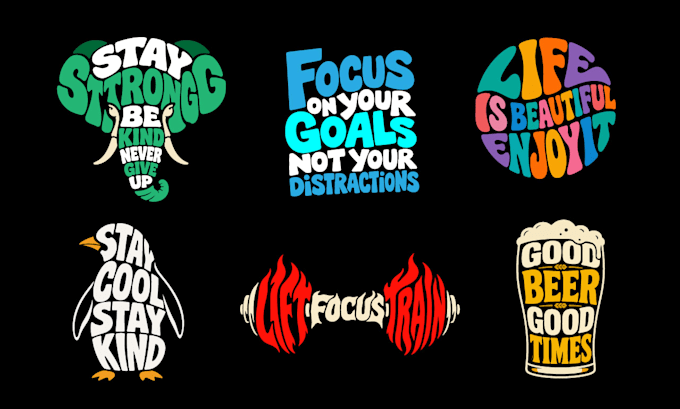 do warp typography word art in any custom shape for tshirts and logo