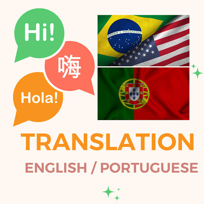 Translate english to portuguese or portuguese to english by Revisoesbrezend Fiverr
