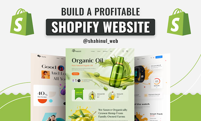 create shopify website or shopify stores