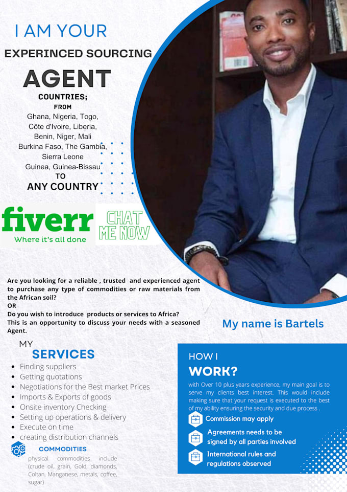 west africa sourcing agent and  gold broker