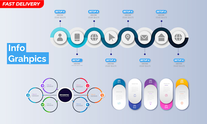 create professional organizational chart and product infographics