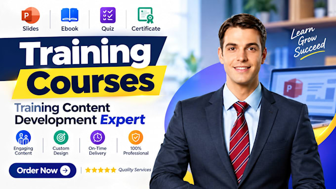 provide course content, presentation for your training and workshop