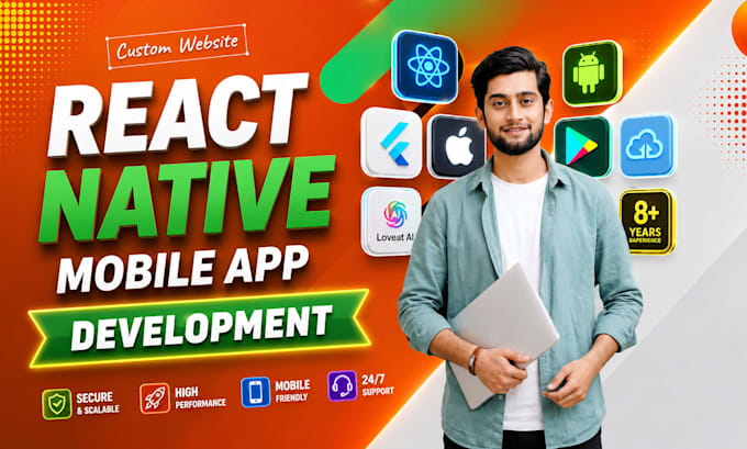build your ios and android app as a react native developer