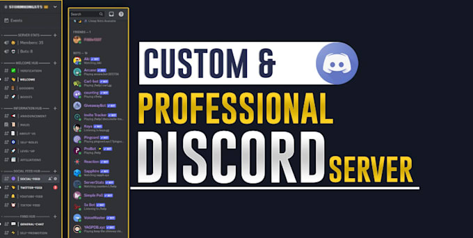 Create a professional discord server for you by Thanos_93 | Fiverr