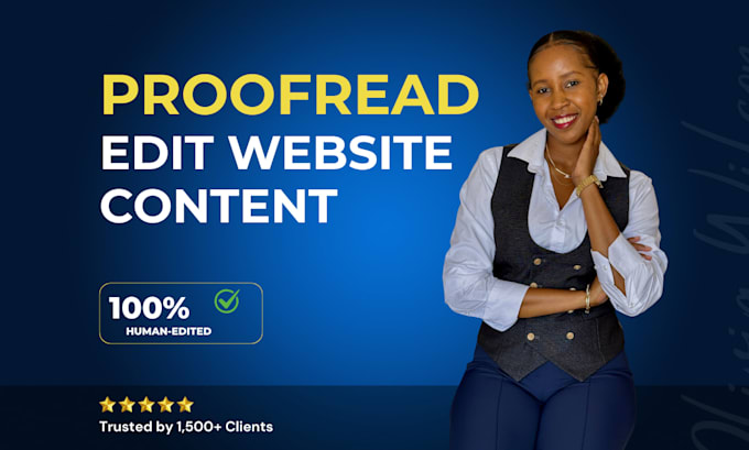 professionally proofread and edit your website content