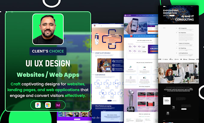 Design ui ux of your website or saas app by Design_by_malik | Fiverr