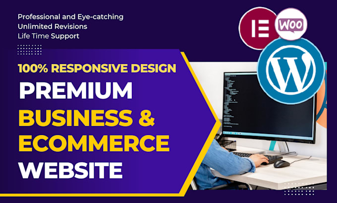 Design stunning website for your business responsive and seo friendly ...