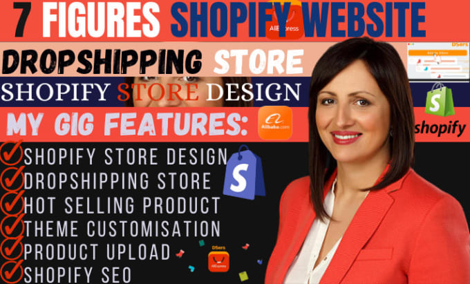 I will set up, manage, profitable shopify dropshipping store, shopify website redesign