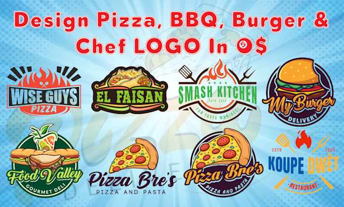design pizza, burger, BBQ, chef, catering, grill, beverages