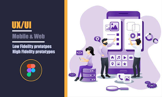 Design ux ui wireframes and prototypes using figma by Mattper_999 | Fiverr