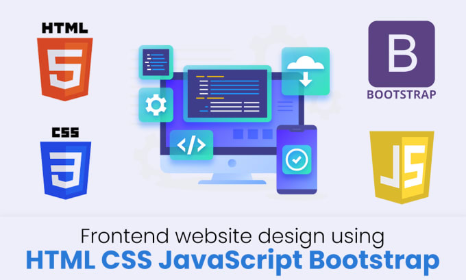 Design and develop frontend websites using html css and javascript by ...