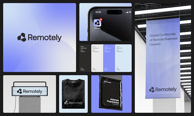 create a clean logo for startup and do modern branding