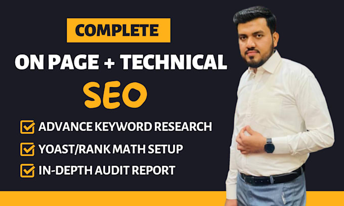 do onpage seo service and technical optimization of wordpress site