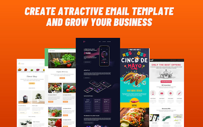 Do beautiful html email template for any email platforms by Shahyamin20 ...