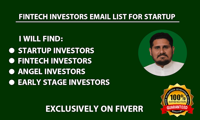 find fintech and angel investor contact lists for your business