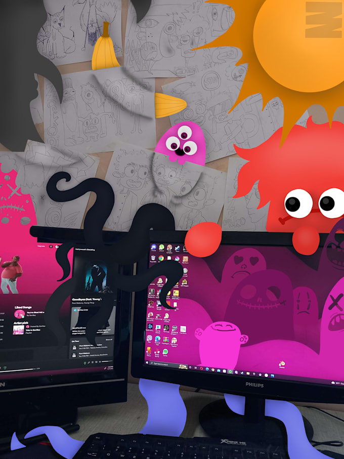 Draw on your photo by Zzorkoo Fiverr