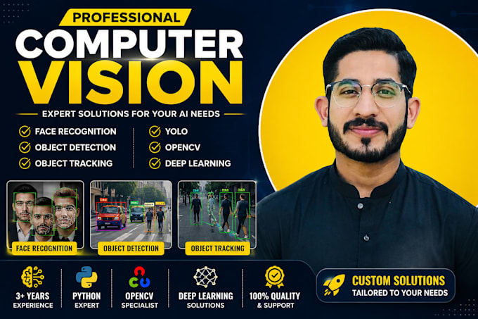 do face recognition, object detection, object tracking in python
