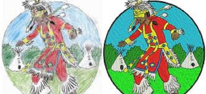 do embroidery digitizing emb,dst,jef and pes in 1 hour