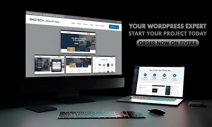 be your wordpress developer, build rebuild wordpress website