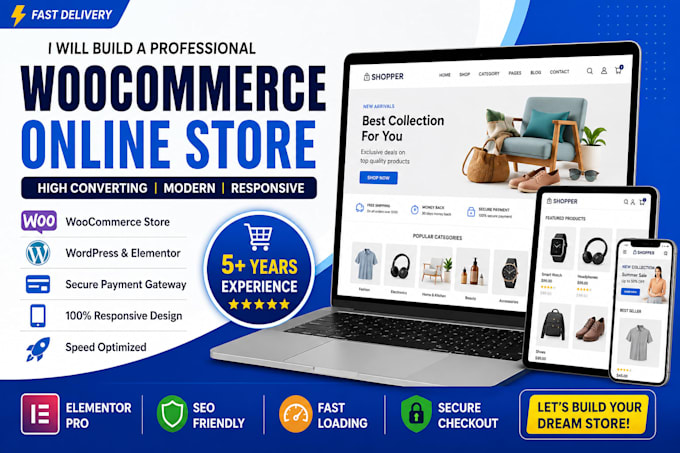 build a professional woocommerce store with wordpress
