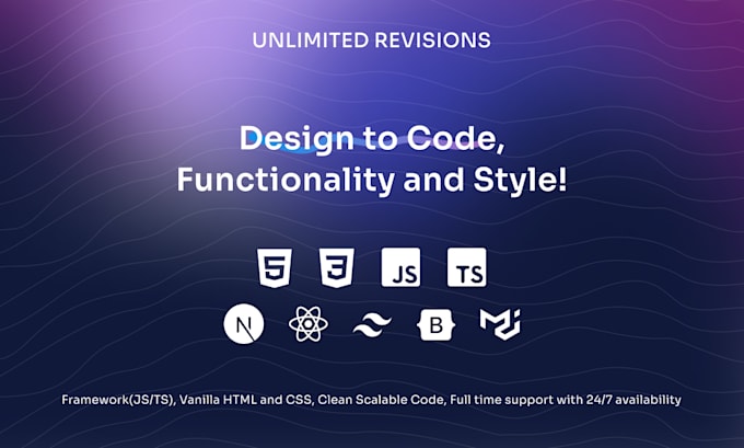 Convert your figma design to html, react or next by Achraf_elfadili ...