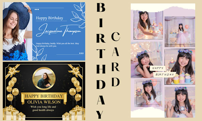 make wedding, birthday, business and postcards