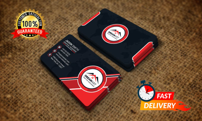 Review I will do professional business card design within 24 hours