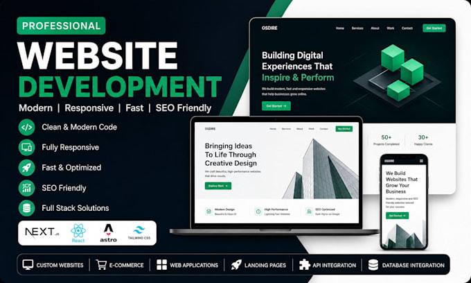 design and develop a custom website using next astro vue svelte and tailwind CSS