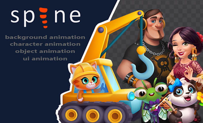 animate your 2d character with spine pro
