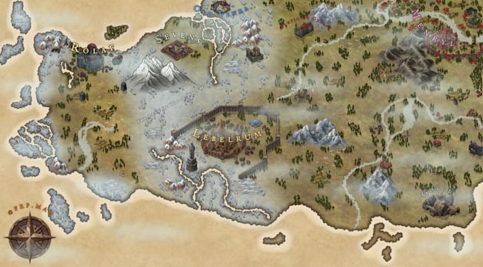Fantasy Map Script Create high quality fantasy map for your scenario and book by ...