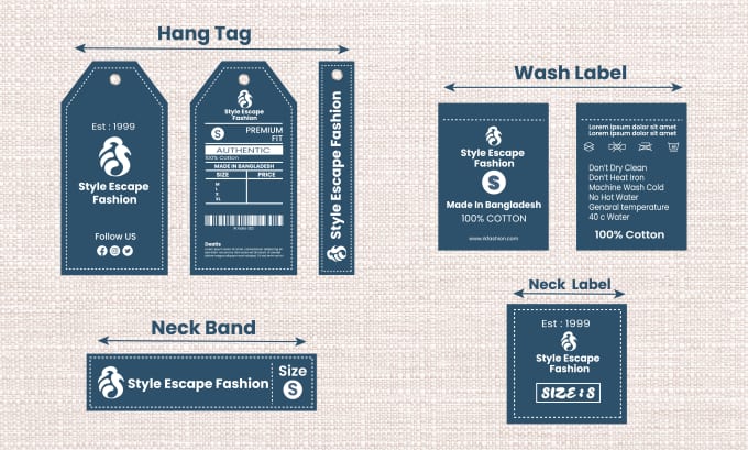 Design creative hang tags and clothing labels for your brand by ...