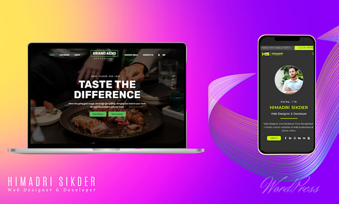 build a responsive wordpress website for your business