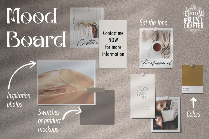 Create a custom aesthetic concept moodboard in photoshop by ...